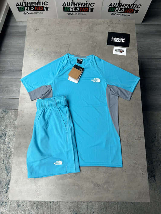 THE NORTH FACE SET - BABY BLUE/GREY