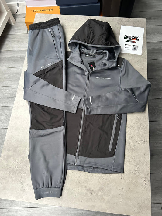 MONTERRAIN AVALANCHE TRACKSUIT - GREY/BLACK