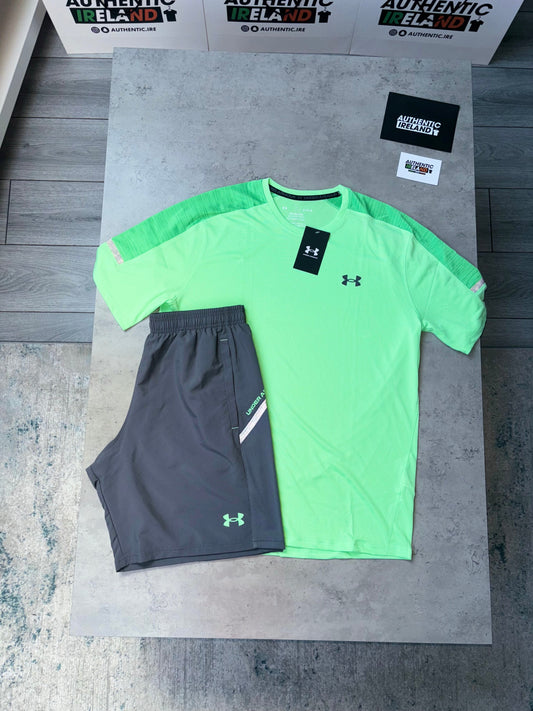 UNDER ARMOUR TECH UTILITY SET - GREY/GREEN