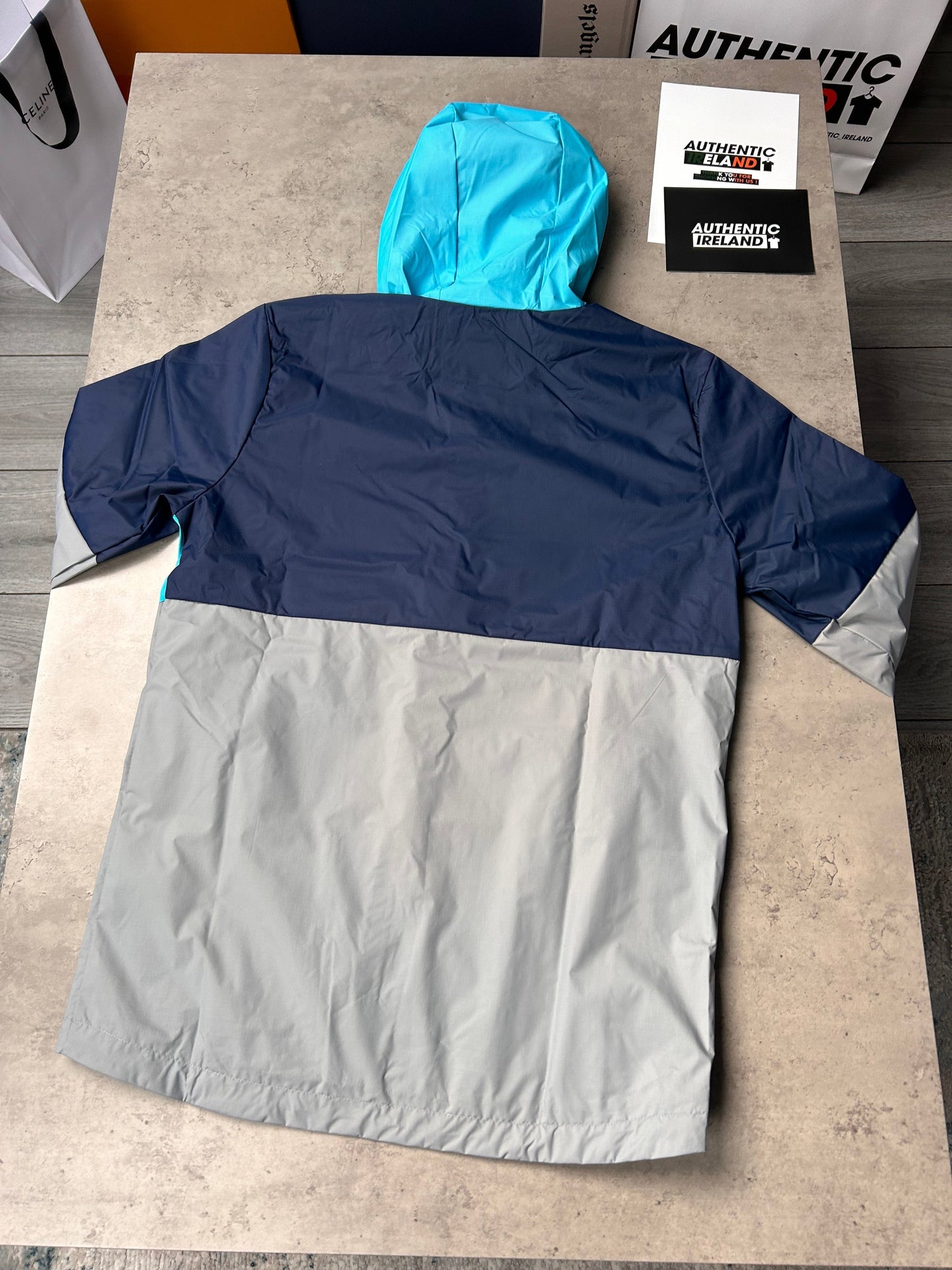 UNDER ARMOUR WINDRUNNER TRACKSUIT - AQUA/GREY/NAVY