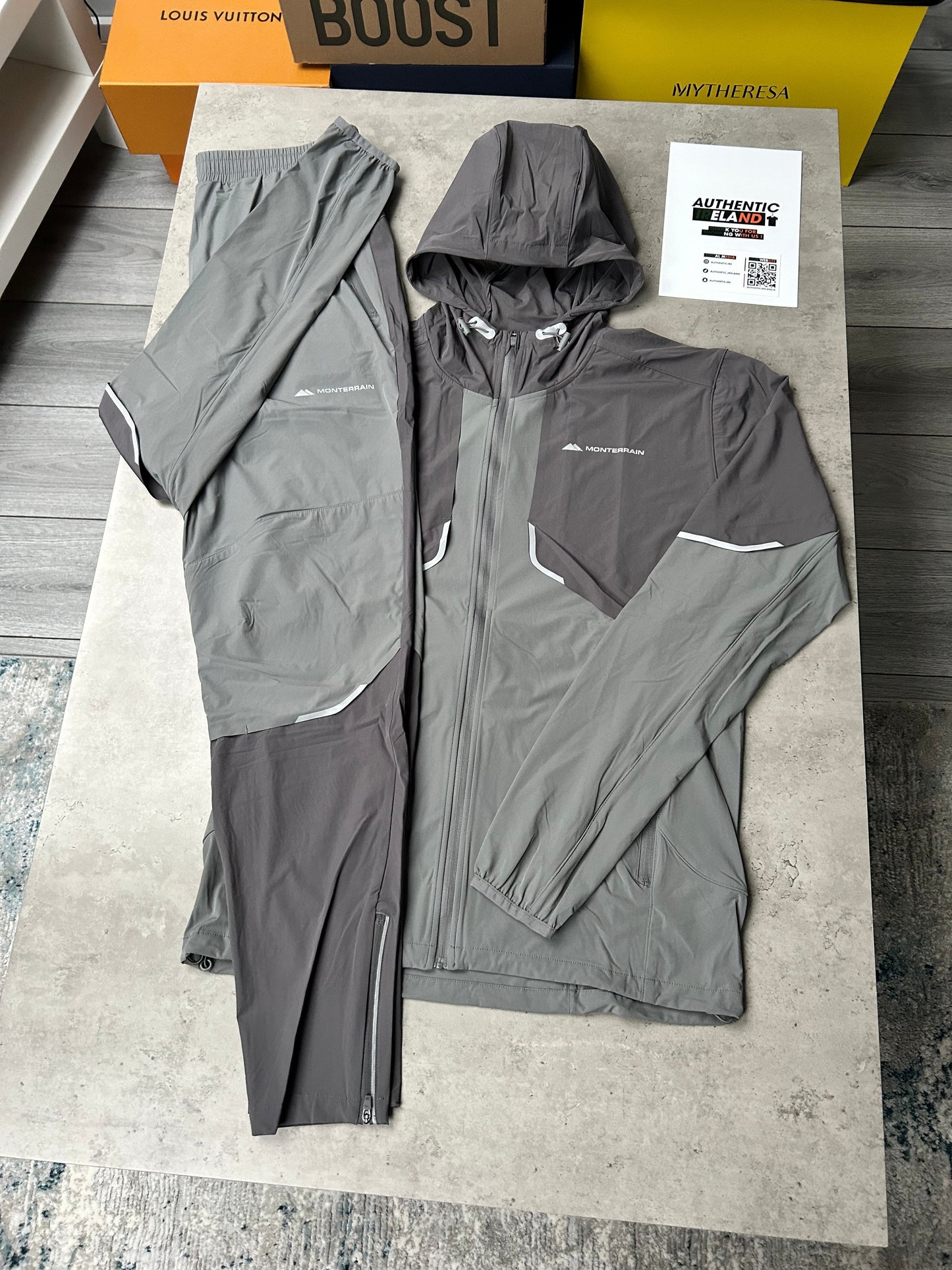 MONTERRAIN WINDRUNNER TRACKSUIT - GREY