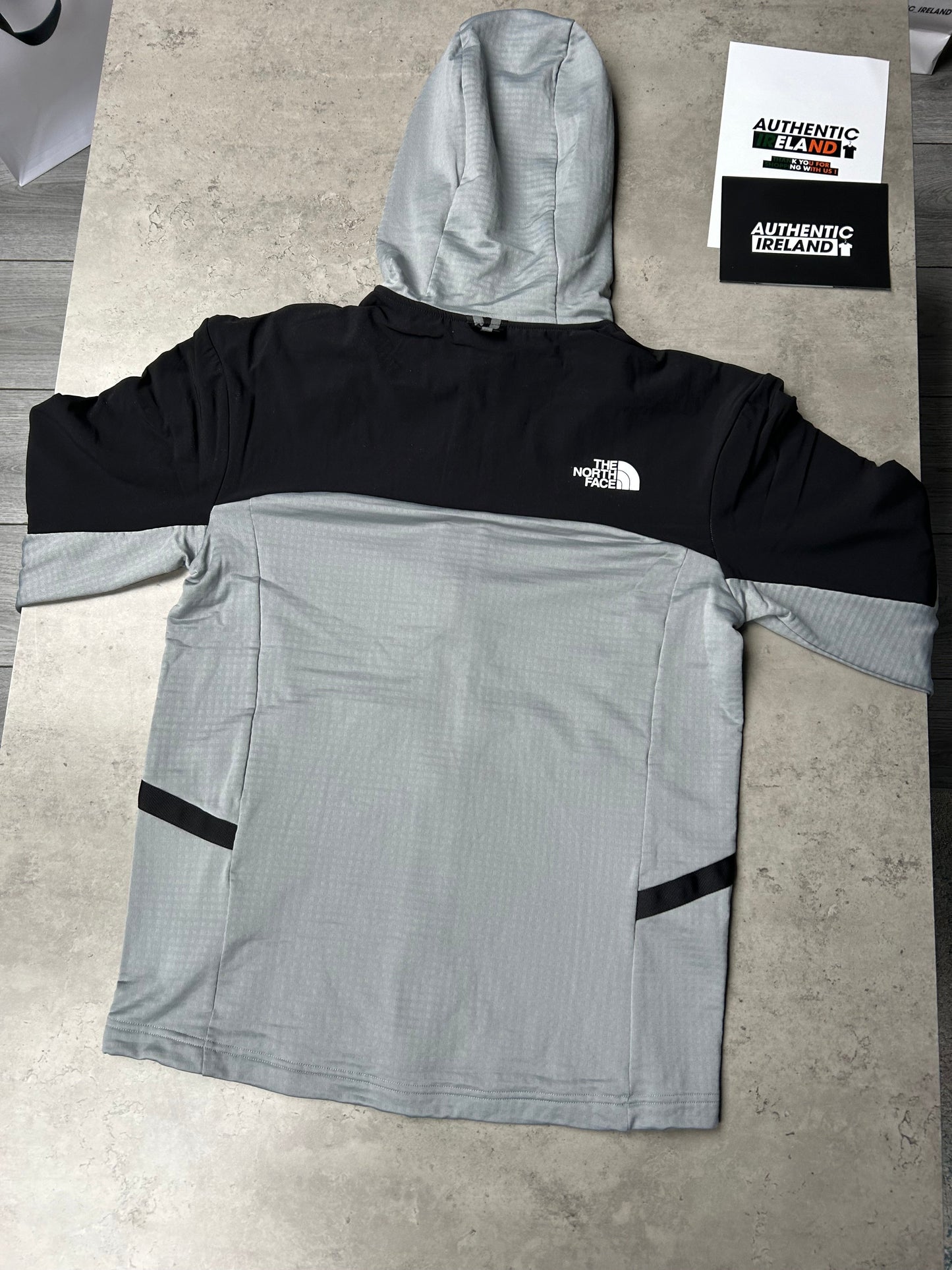 THE NORTH FACE TRACKSUIT - GREY/ORANGE/BLACK