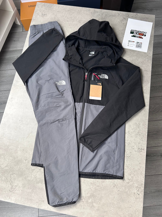 THE NORTH FACE WOVEN TRACKSUIT - GREY/BLACK