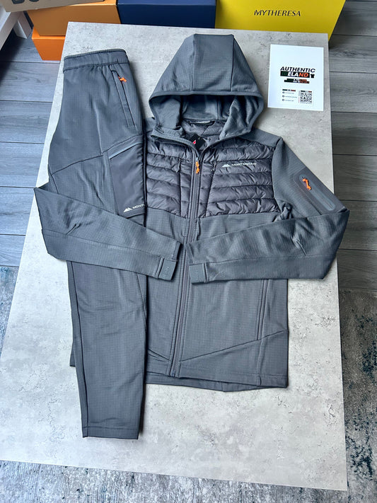 MONTERRAIN HYBRID TRACKSUIT - GREY/ORANGE