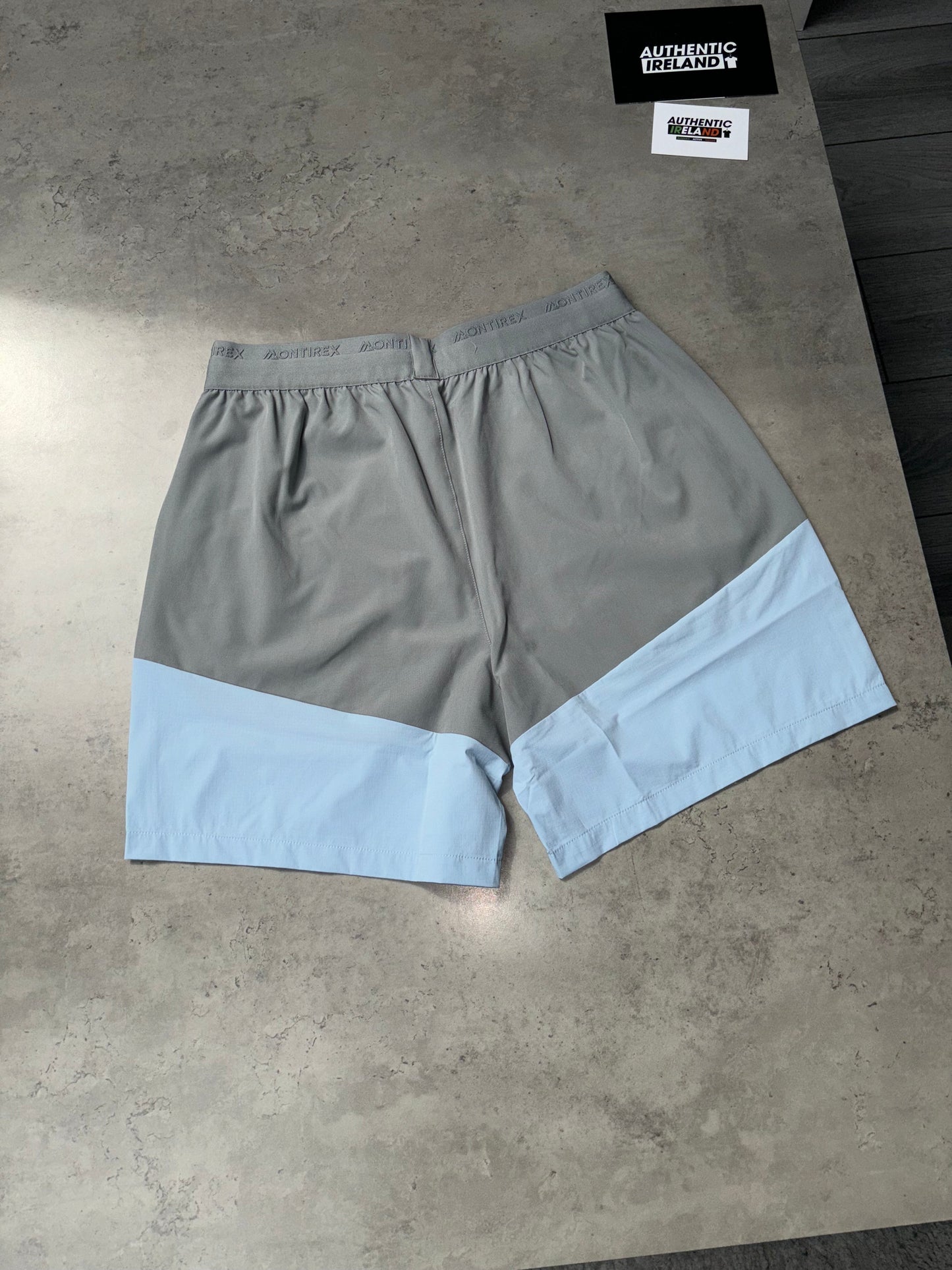 MONTIREX TWO-TONE SHORT SET - BABY BLUE/GREY