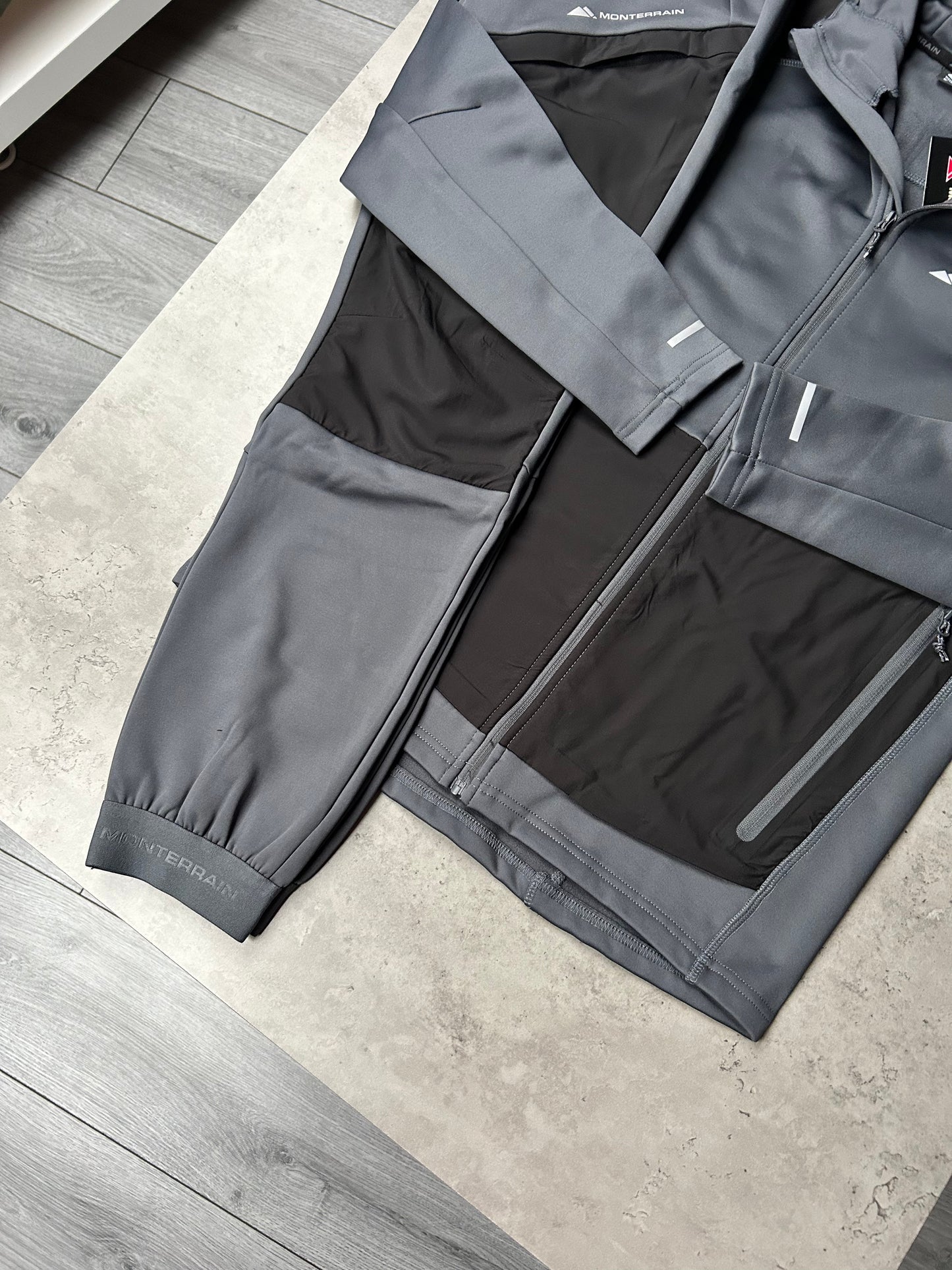 MONTERRAIN AVALANCHE TRACKSUIT - GREY/BLACK