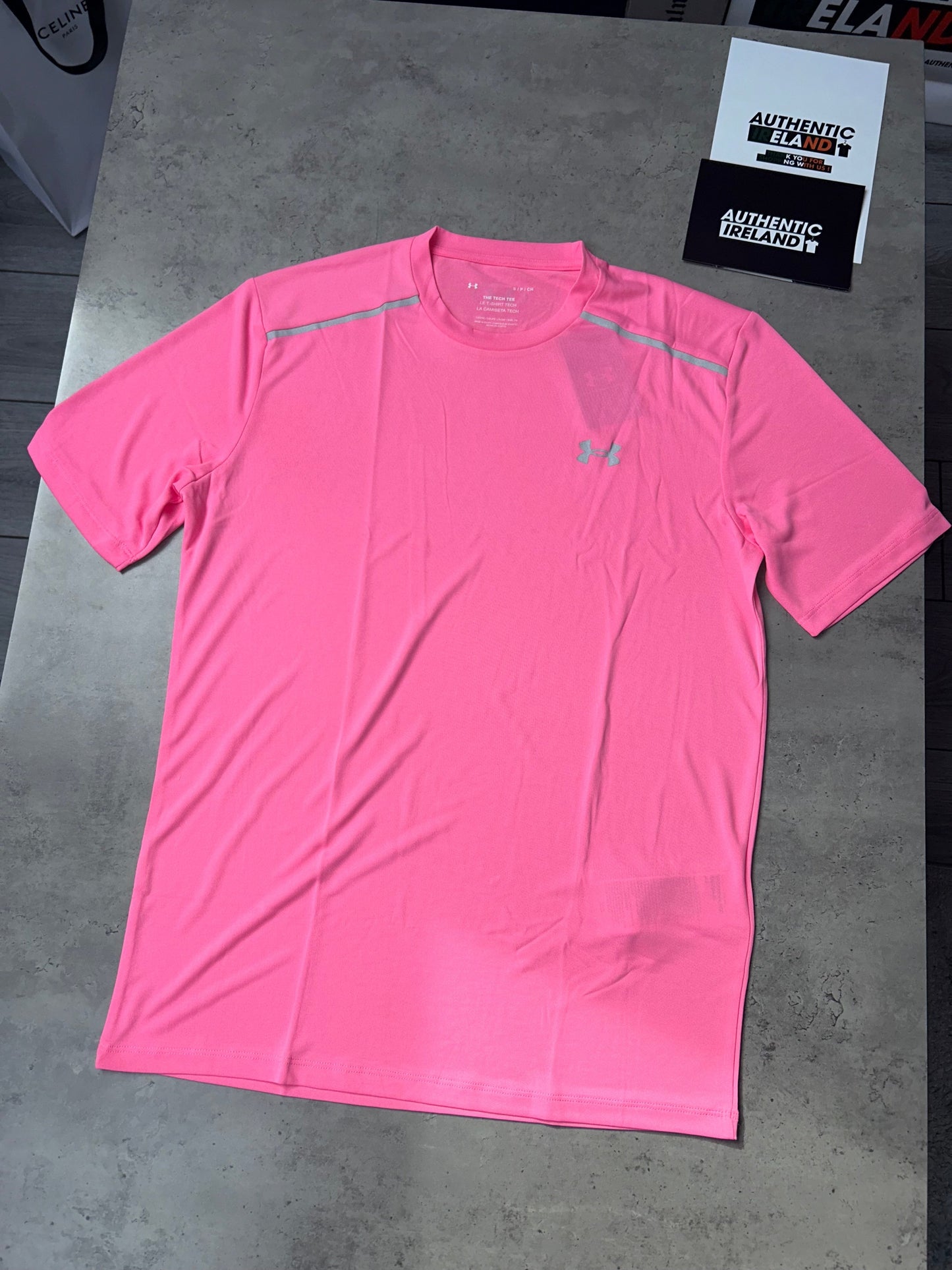 UNDER ARMOUR TECH SET - PINK/GREY