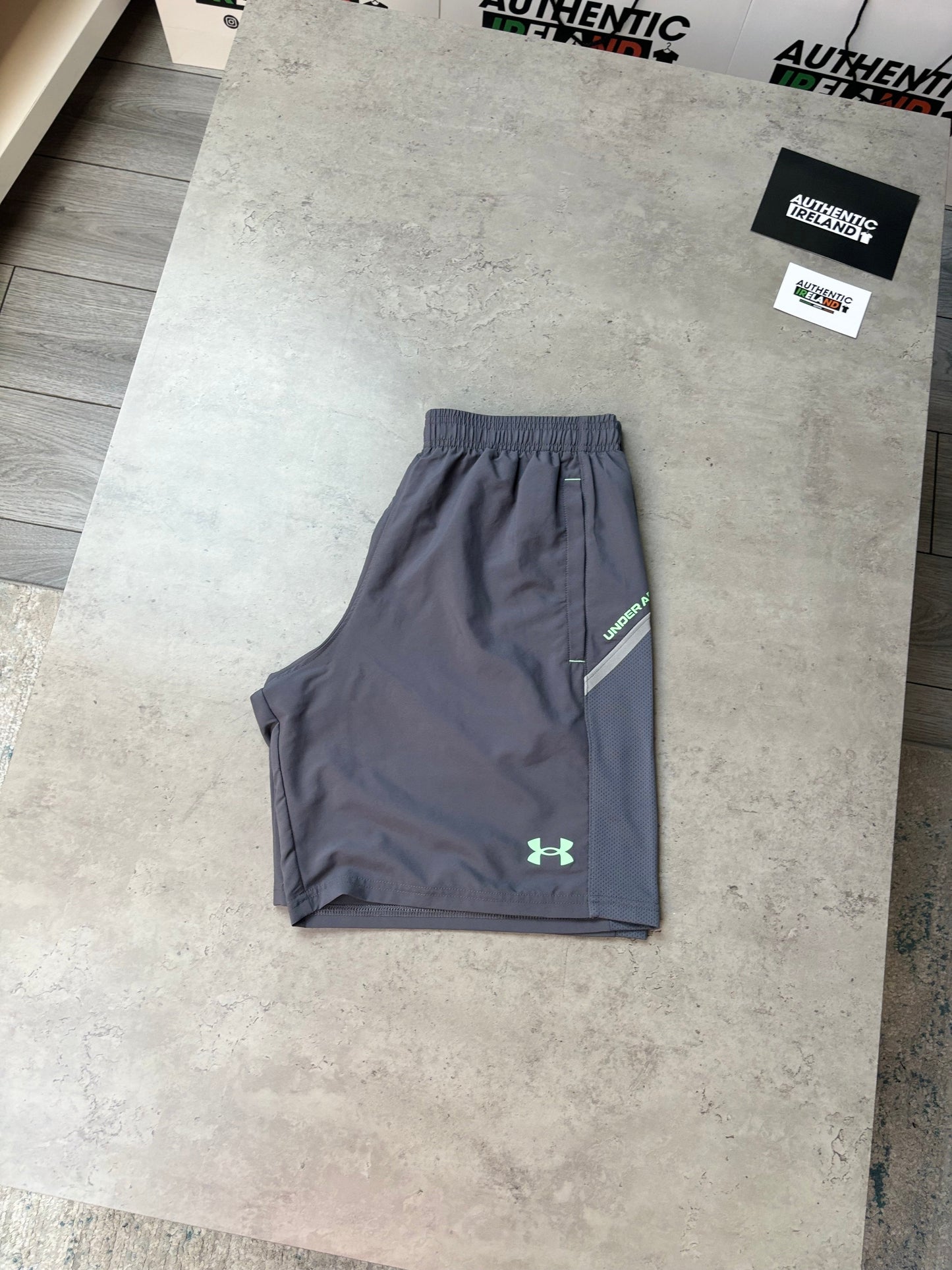 UNDER ARMOUR TECH UTILITY SET - GREY/GREEN