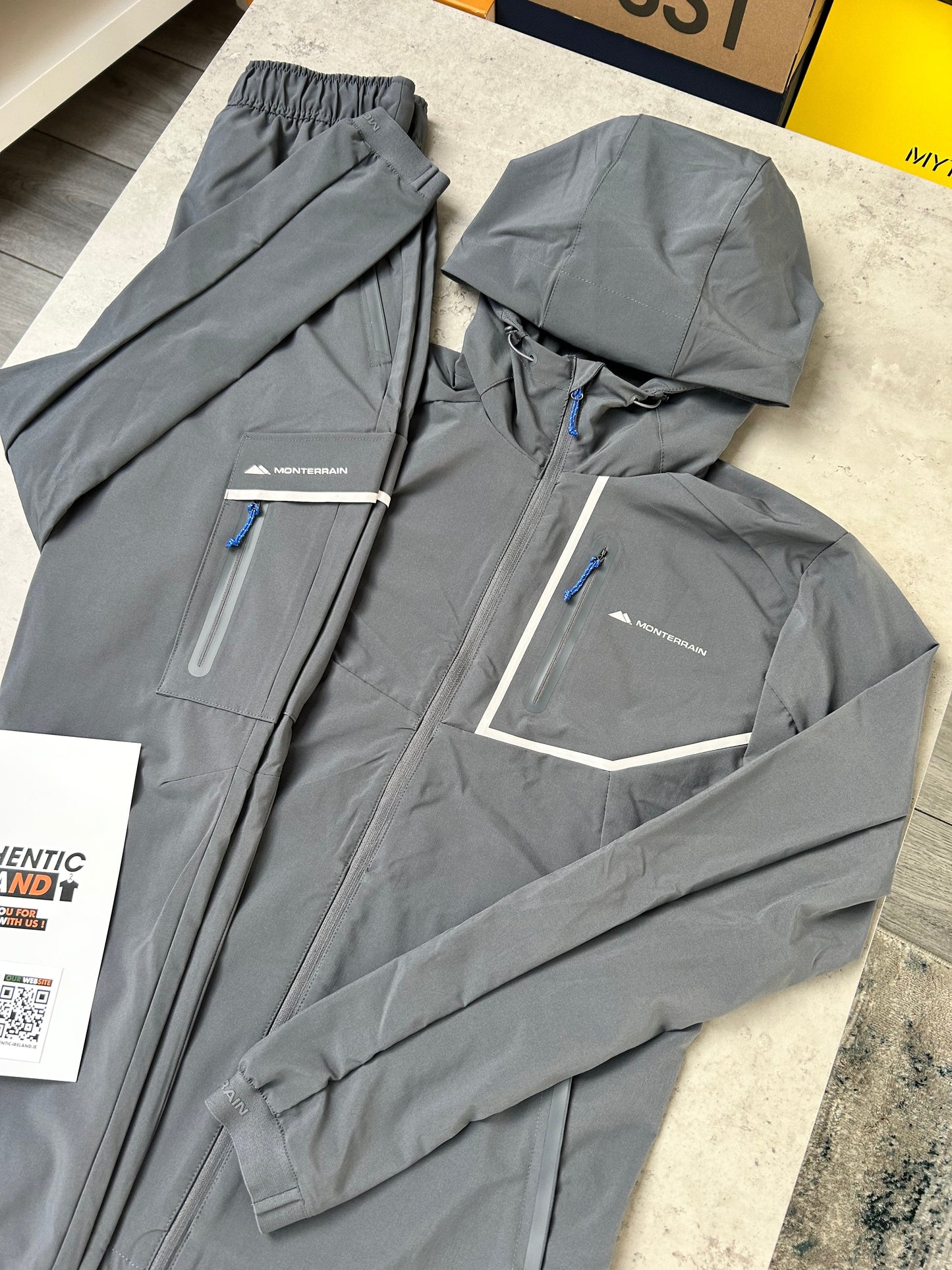 MONTERRAIN RAMBLE 2.0 TRACKSUIT - IRON GREY/DASH BLUE