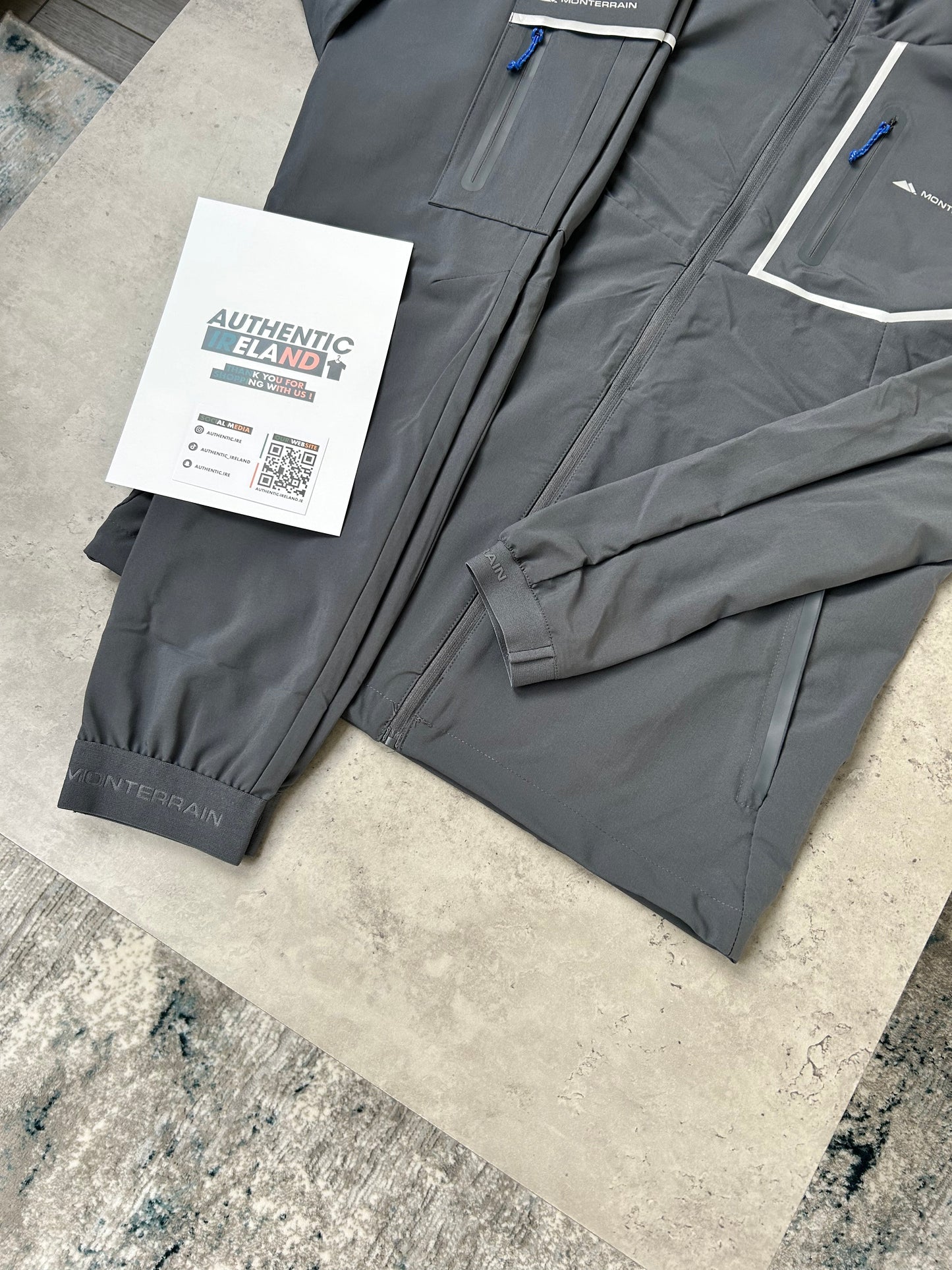 MONTERRAIN RAMBLE 2.0 TRACKSUIT - IRON GREY/DASH BLUE