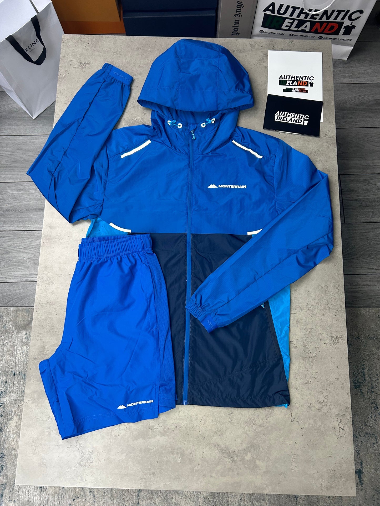 MONTERRAIN WINDRUNNER SET - AQUA/BLUE/NAVY