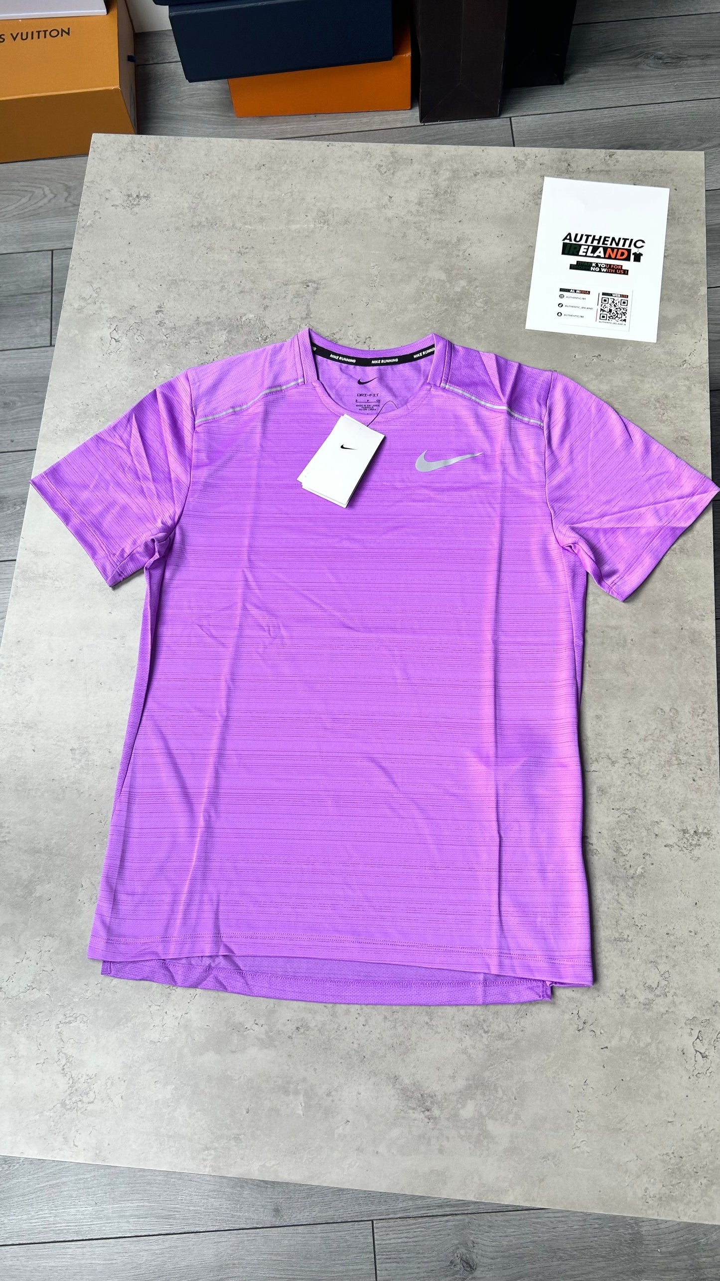 NIKE MILER 1.0 SET - LILAC/GREY