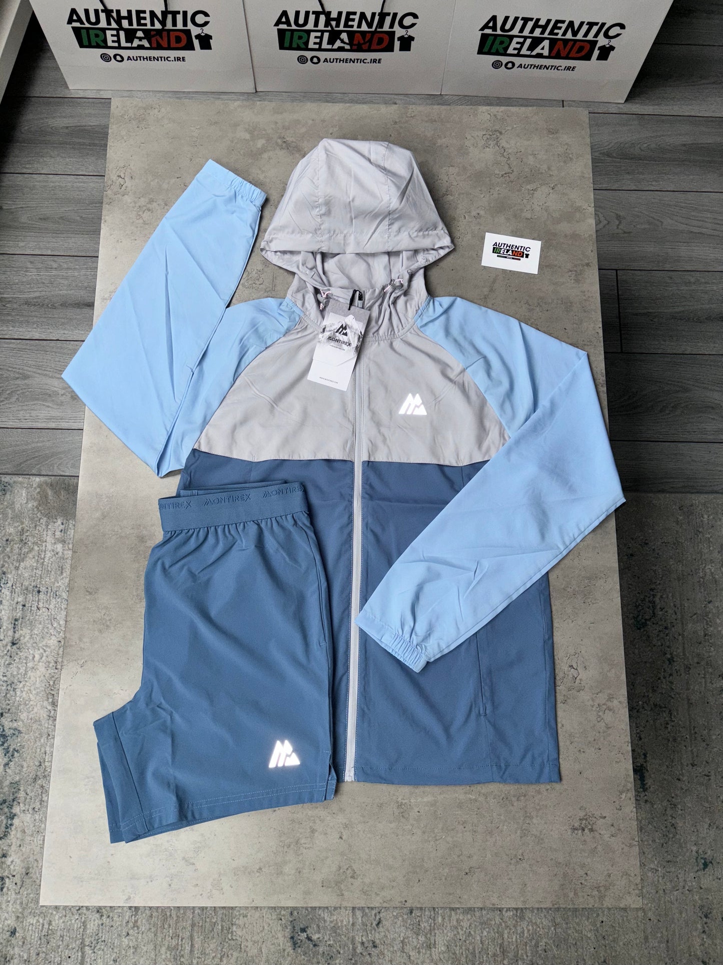 MONTIREX WINDRUNNER SET - BLUE/GREY/BABY BLUE