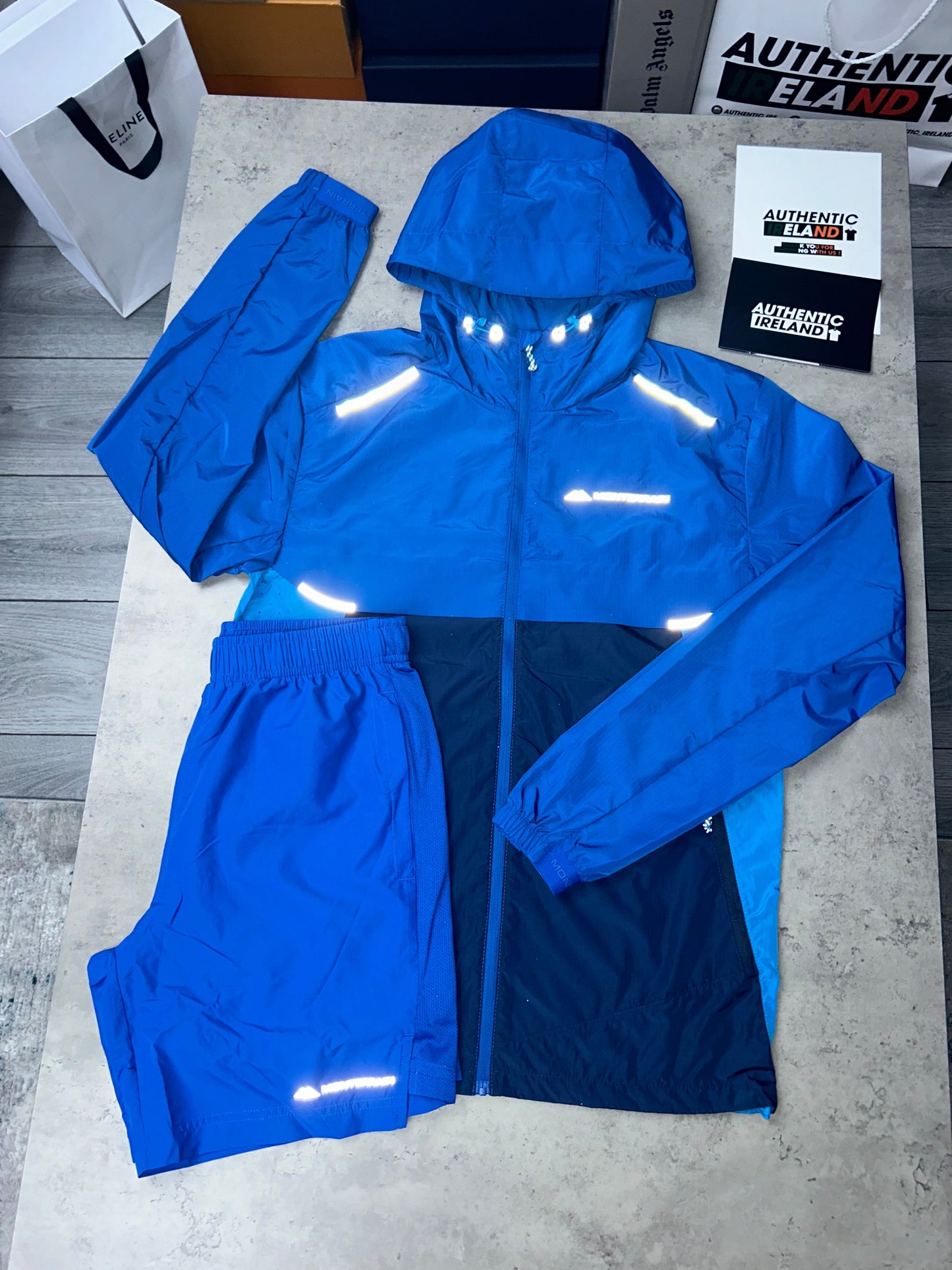 MONTERRAIN WINDRUNNER SET - AQUA/BLUE/NAVY