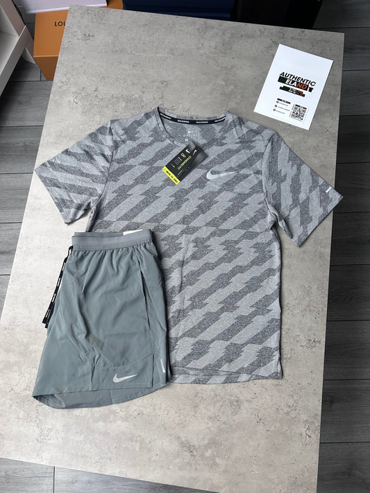 NIKE JACQUARD MILER SET - GREY