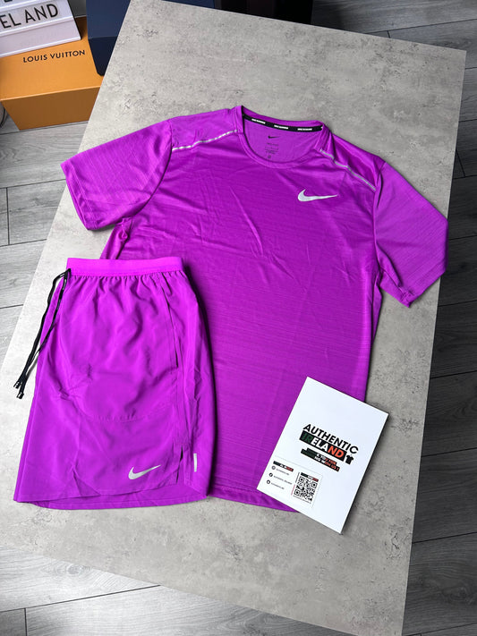 NIKE MILER 1.0 SET - GRAPE